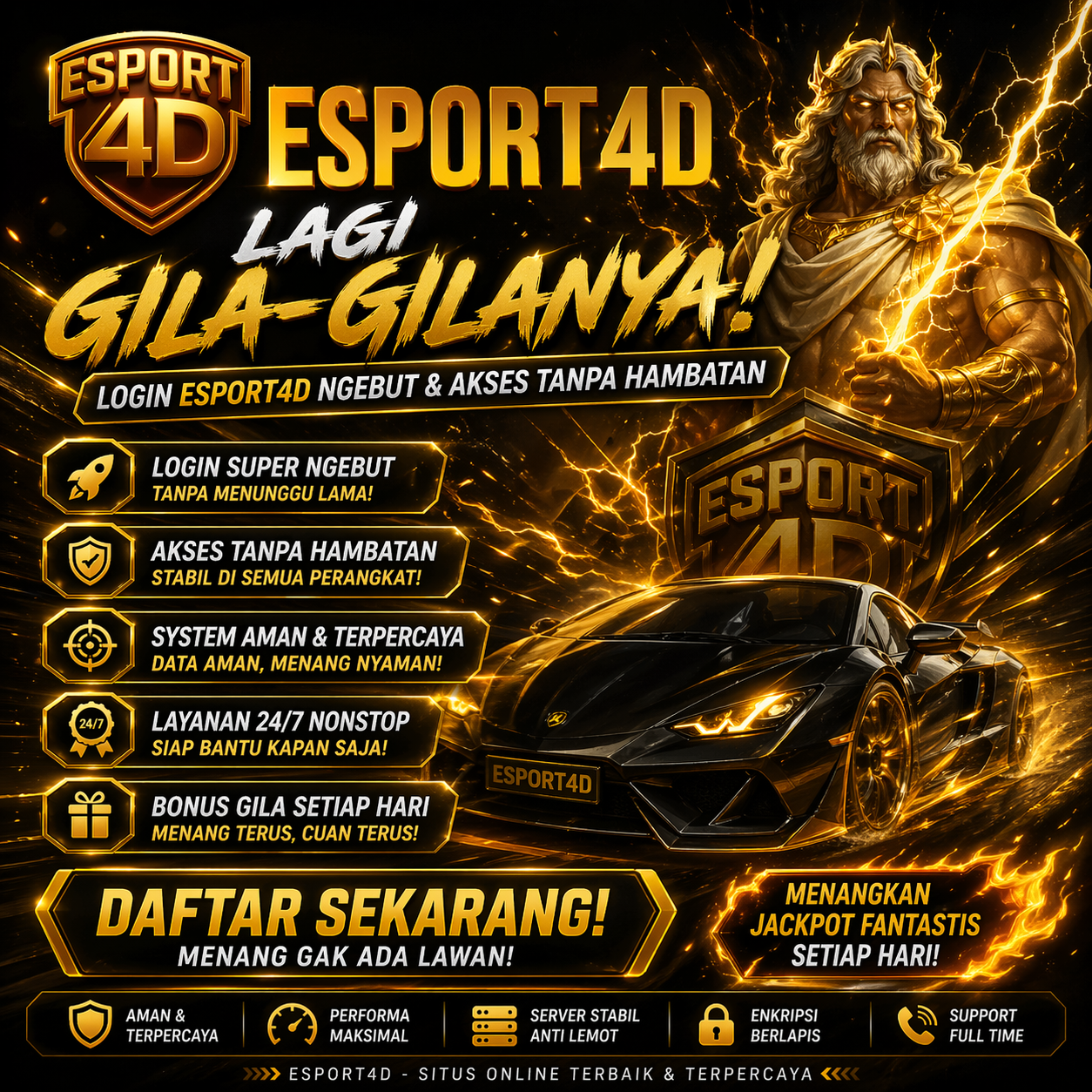 ESPORT4D Login Ngebut